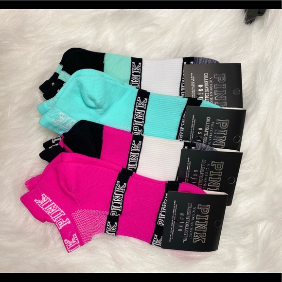 4PK PINK Victoria’s Secret Socks - Picture 5 of 8